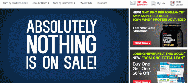 지앤씨(GNC.com) 해외 직구 하지 말자. 절대 세일 안한다고 함.