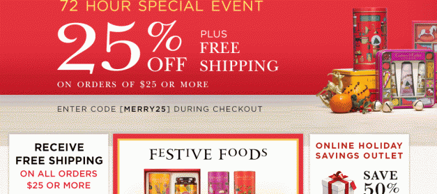 크랩트리 애블린 (Crabtree & Evelyn ) – 25% 할인에 무료 배송