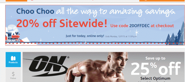 비타민 쇼핑몰 비타민샵(vitaminshoppe.com) – 전체 20% 할인 쿠폰