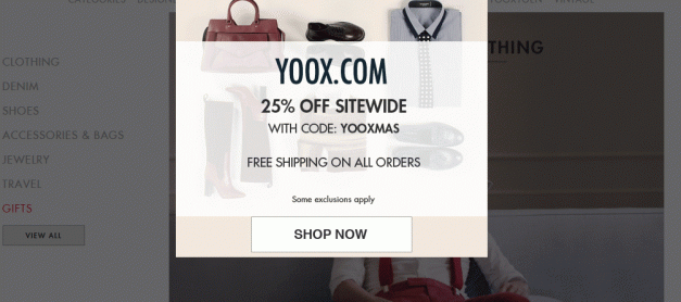 이태리 멀티 패션 브랜드 샵 – 육스 (Yoox) 25% 할인 쿠폰 코드