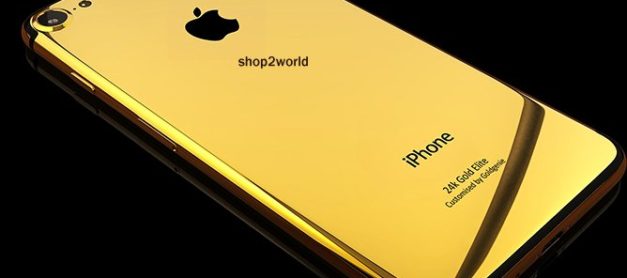 24K 골드와 샵투월드의 만남. 아이폰 24K 골드 샵투 버전