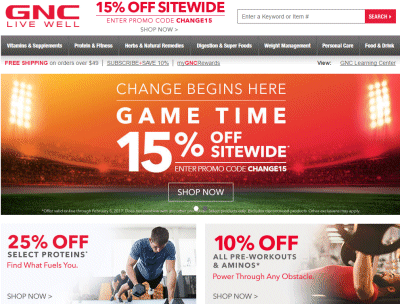 잘살아 보세! 양생(養生)이 수양(修養) 이다! 지앤씨 GNC.com – 사이트 전체 15% 할인 쿠폰