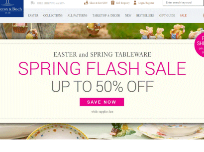빌레로이 보흐 villeroy-boch – 봄세일. 최대 50% 할인