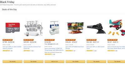 아마존 – 블랙프라이데이 세일 시작!