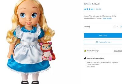 디즈니 – 장난감 추가 20% 할인 (~현지 금요일까지) 디즈니 – 장난감 추가 20% 할인 (~현지 금요일까지)