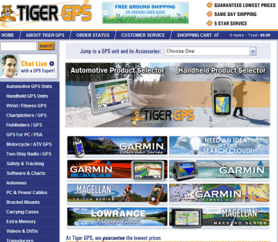 TigerGPS.com Coupons