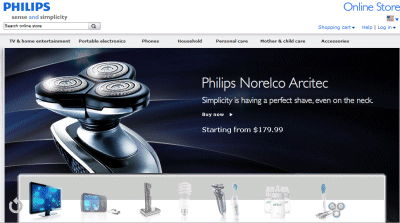 Free Shipping
                      at the Philips Store